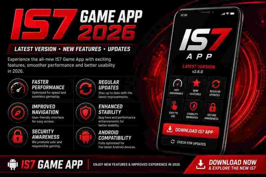 IS7 Game App latest version 2026 with new features and updates