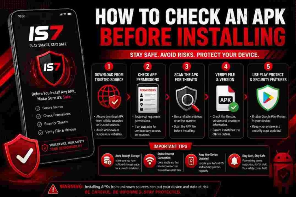 IS7 APK installation guide for Android latest version