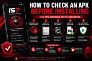 IS7 APK installation guide for Android latest version
